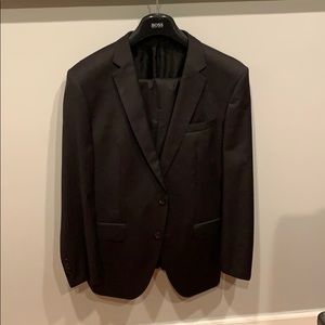 Men’s black tailored suit